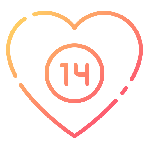 Valentines day Good Ware Gradient icon