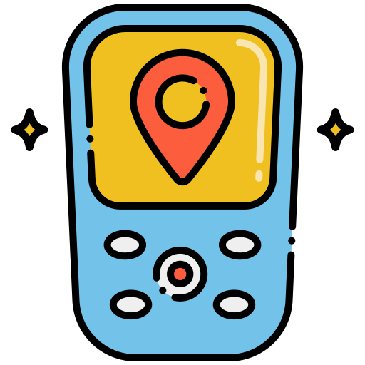 gps Flaticons Lineal Color icon