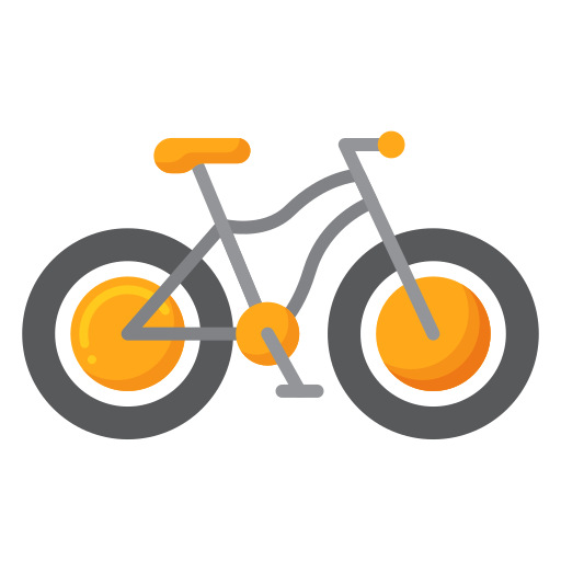 Велосипед Flaticons Flat иконка