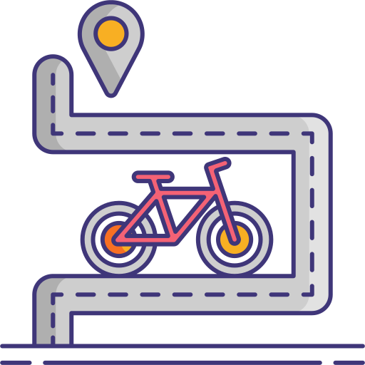 ciclismo Flaticons Lineal Color icono