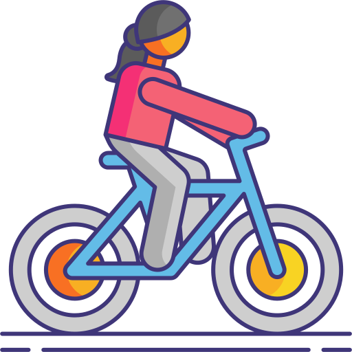 fietser Flaticons Lineal Color icoon