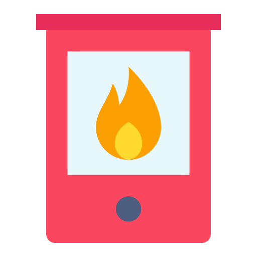 Fire Good Ware Flat icon