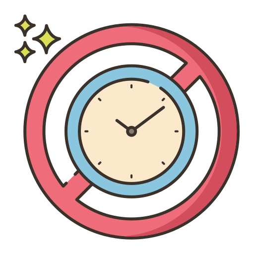 reloj de salida Flaticons Lineal Color icono