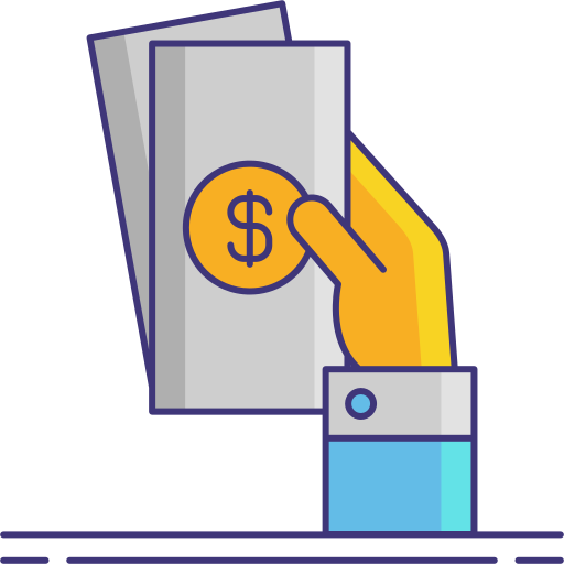 Money Flaticons Lineal Color icon