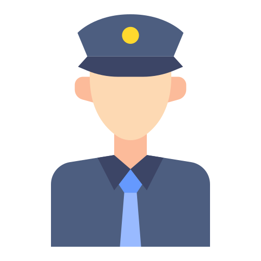 Officer Good Ware Flat icon