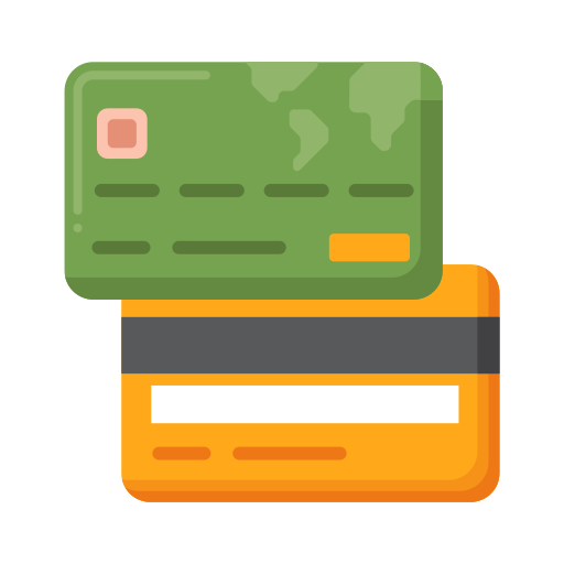 tarjeta de crédito Flaticons Flat icono