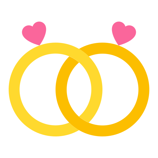 anillos de boda Good Ware Flat icono