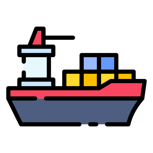 Ship Good Ware Lineal Color icon