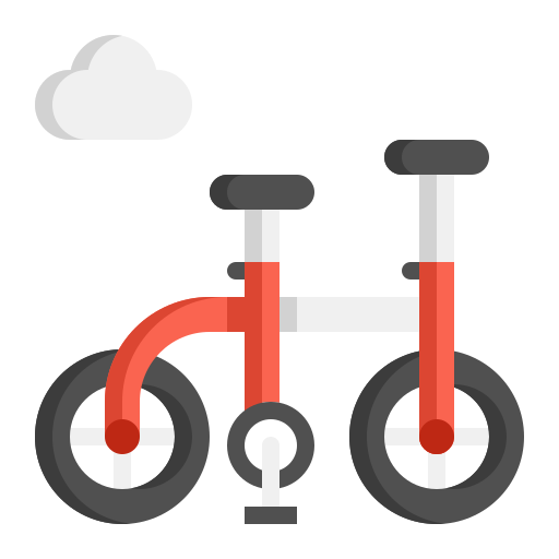 bicicleta Flaticons Flat icono