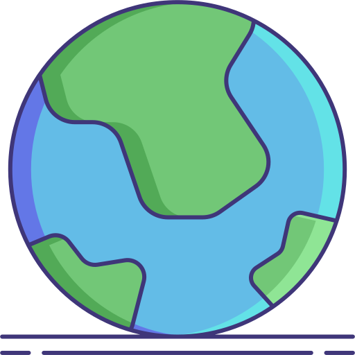 globo Flaticons Lineal Color icono