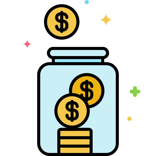 Budget Flaticons Lineal Color icon