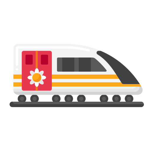 tren Flaticons Flat icono