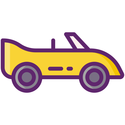cabrio Flaticons Lineal Color icon