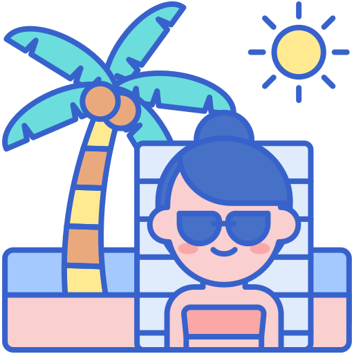 vakantie Flaticons Lineal Color icoon