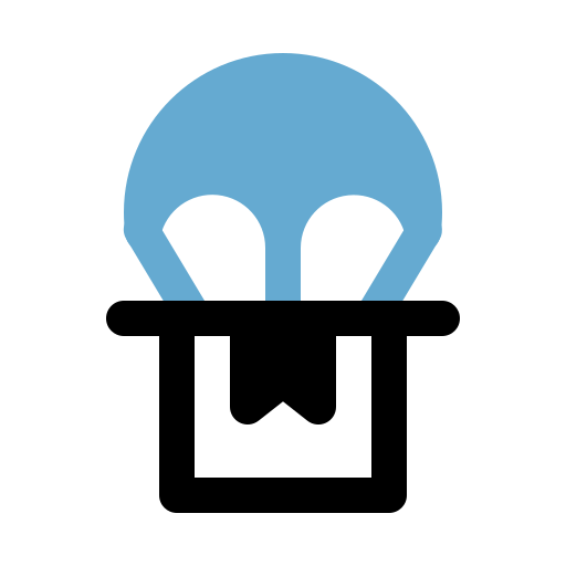パラシュート Generic Blue icon