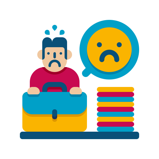 la gestion du stress Flaticons Flat Icône