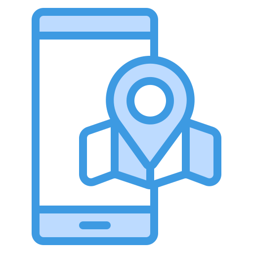 Maps and location Generic Blue icon