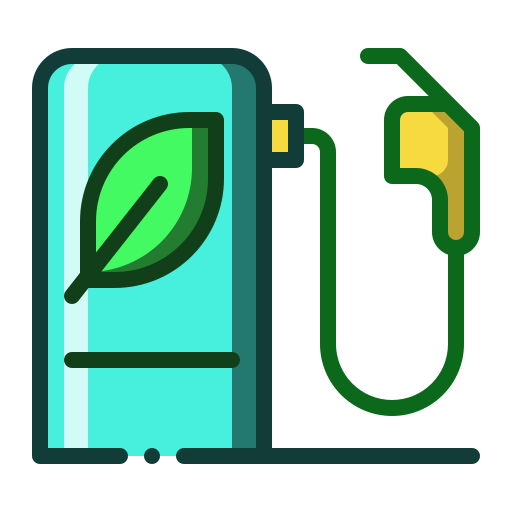 에코 연료 Generic Outline Color icon