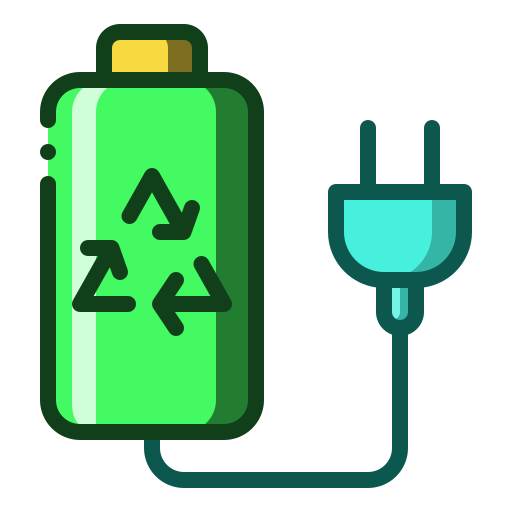 Rechargeable battery Generic Outline Color icon