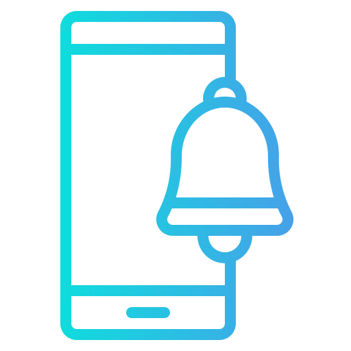 campana de notificación Generic Gradient icono