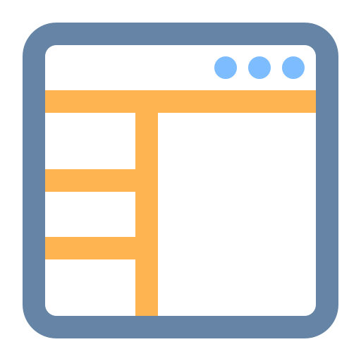 layout Generic Outline Color icon