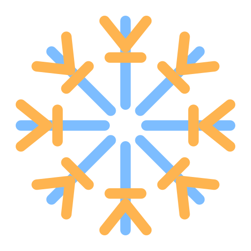 schneeflocke Generic Outline Color icon