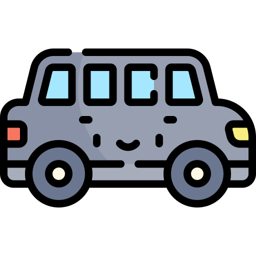 limousine Kawaii Lineal color icon