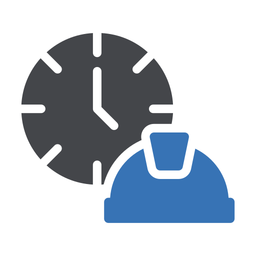 Work time Generic Blue icon