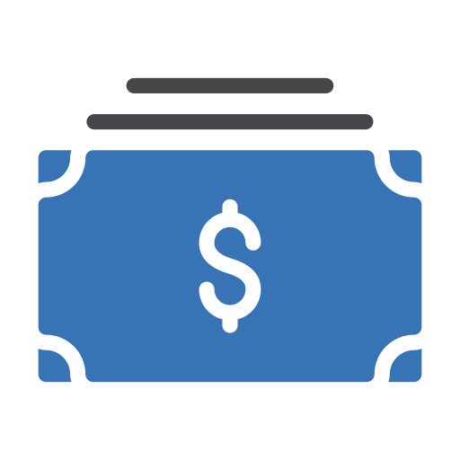 Cash Generic Blue icon