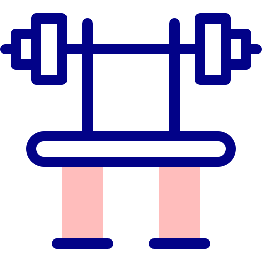Excercise Detailed Mixed Lineal color icon