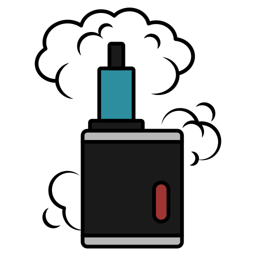 Vaper Generic Outline Color icon