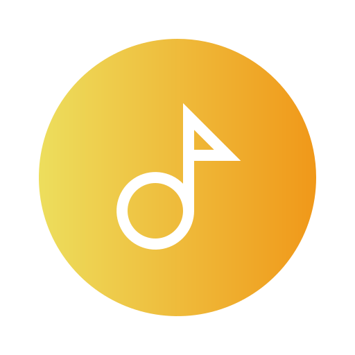 liedje Generic Flat Gradient icoon