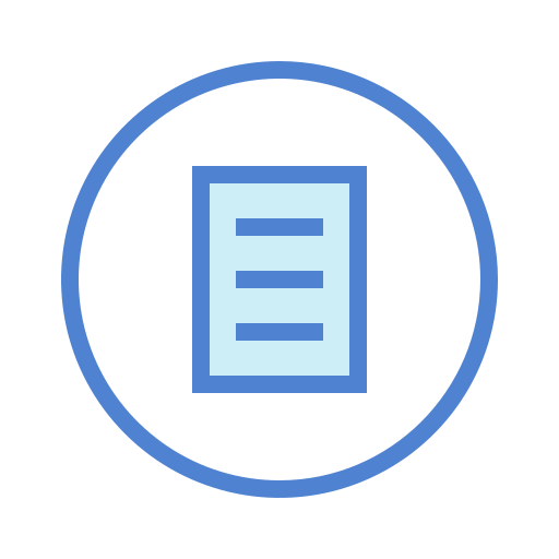 Paper Generic Blue icon