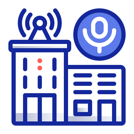 Radio station Generic Outline Color icon