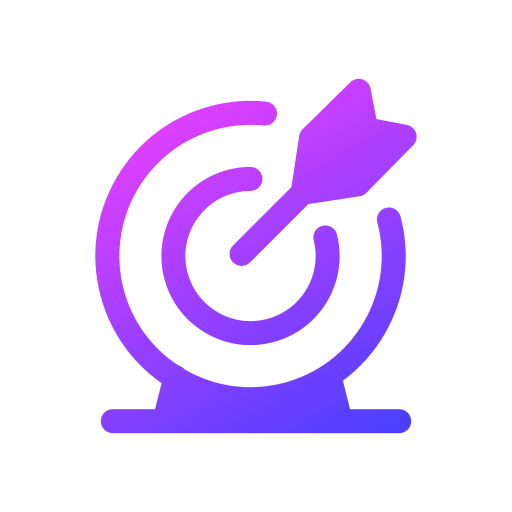 symbol celu Generic Flat Gradient ikona