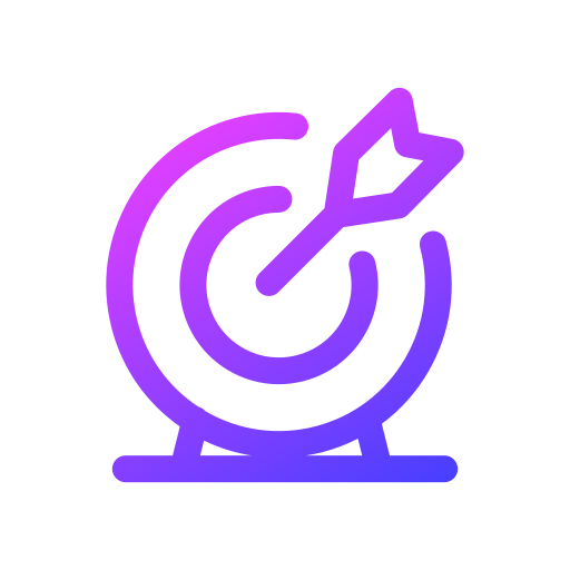 símbolo de destino Generic Gradient icono