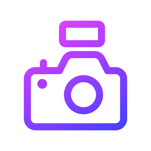 카메라 플래시 Generic Gradient icon