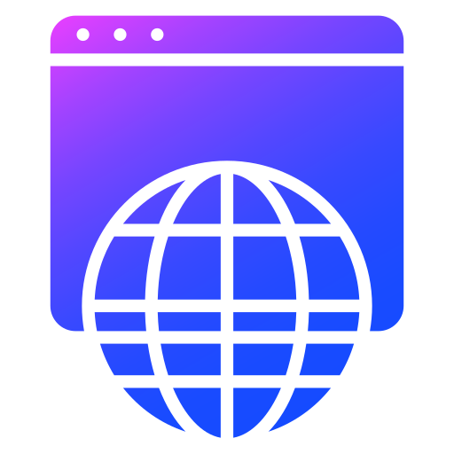 internet Generic Flat Gradient icono