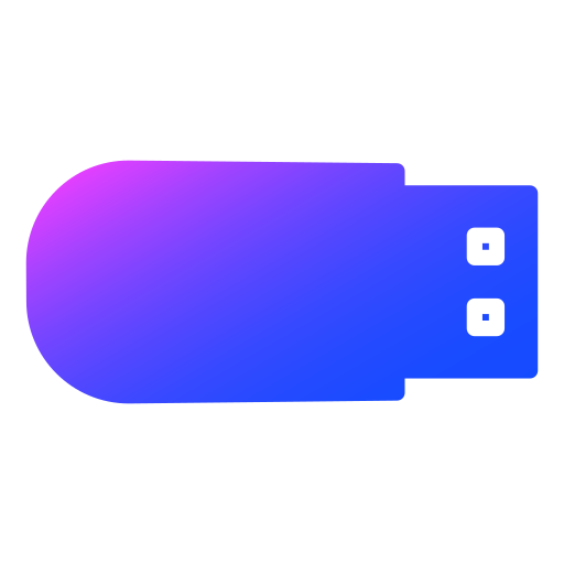 flash-disk Generic Flat Gradient icon