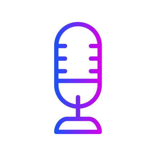 mikrofon Generic Gradient ikona