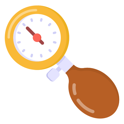 medidor de presión arterial Generic Flat icono