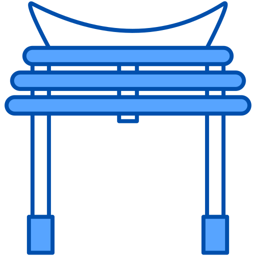 Ворота тории Generic Blue иконка