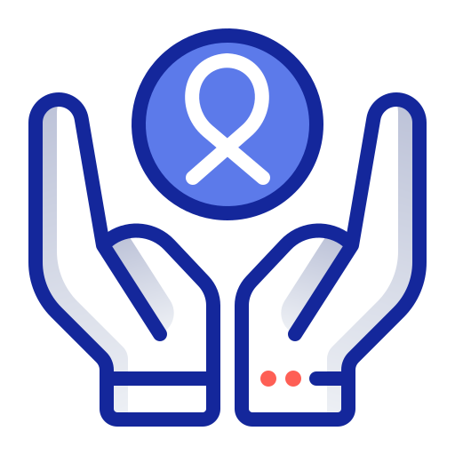Cancer ribbon Generic Outline Color icon