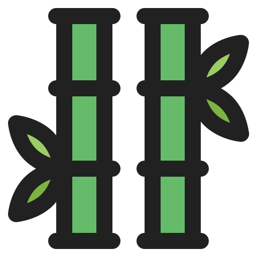 대나무 Generic Outline Color icon