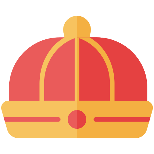 chiński kapelusz Generic Flat ikona