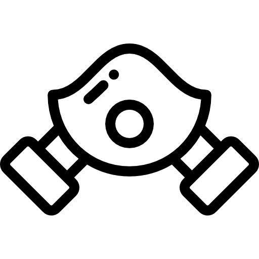 ガスマスク Detailed Rounded Lineal icon