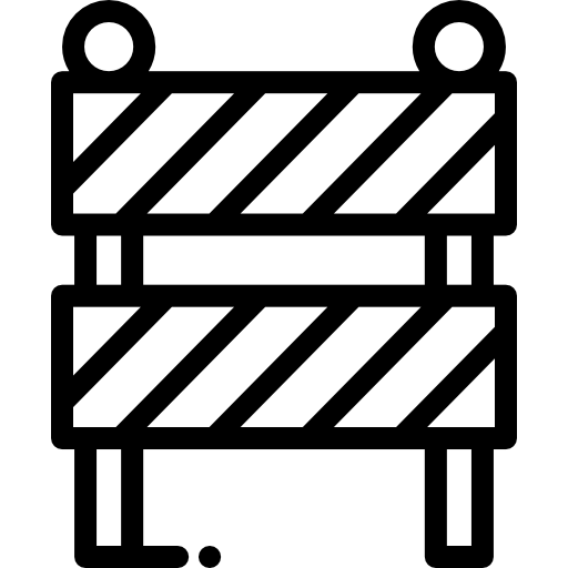 장벽 Detailed Rounded Lineal icon