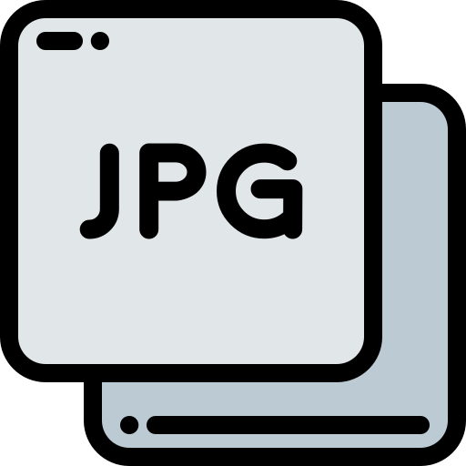 jpg Detailed Rounded Lineal color icono