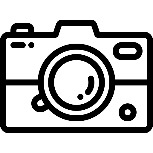 fotocamera Detailed Rounded Lineal icona