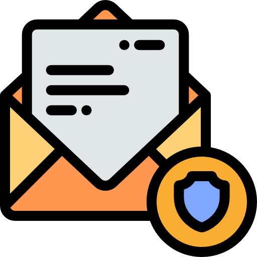 Mail Detailed Rounded Lineal color icon